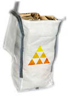 barrow bag wood logs